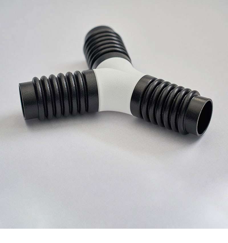 vapour smoothed part from 3D print