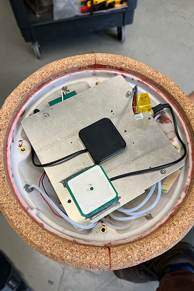 The capsule interior including the internal housing