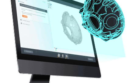 Computer with digital image