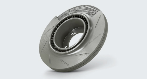 Metal 3D-printed auto part