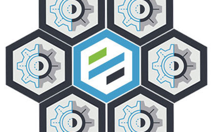 Digital manufacturing network icon