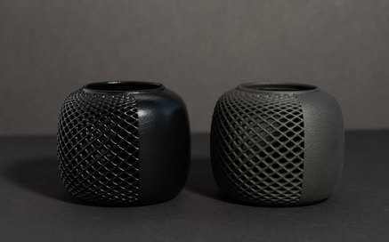 Black vapor smoothed parts