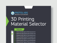 3D printing material selector