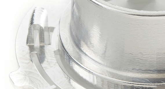 Aluminum CNC Part with Broken Edges