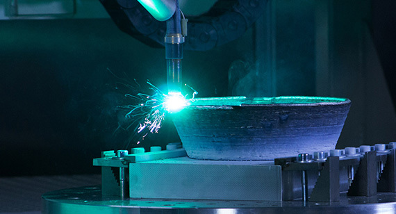 WAAM 5-axis wire arc additive manufacturing