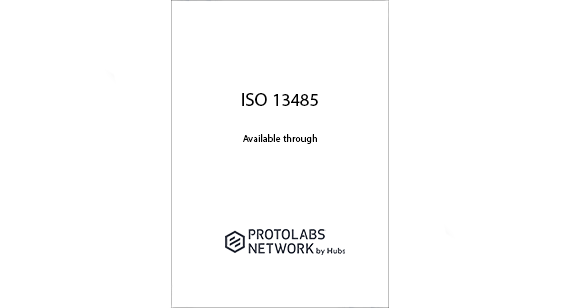 iso 13485 via protolabs network