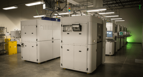 sls 3d printers in manufacturing facility