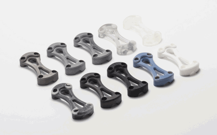 variety of secondary finishes applied to parts