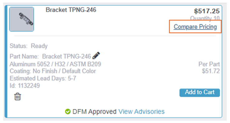 comparing quantity pricing