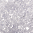 HDPE resin pellets closeup