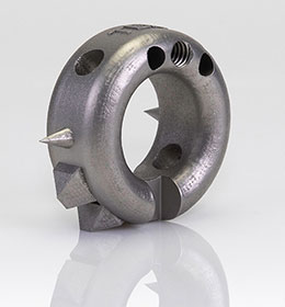 Silver 3D printed part