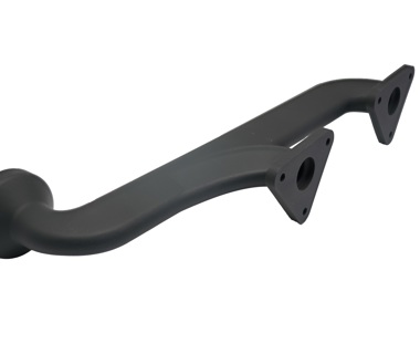 Schwarzes 3D-Druckteil