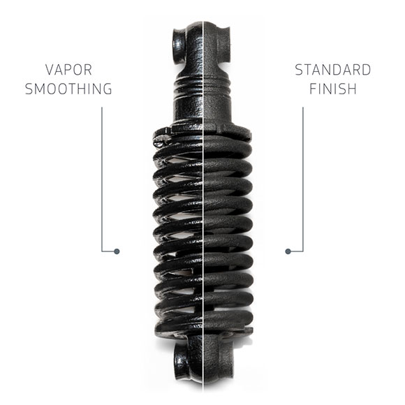 Black 3D printed part