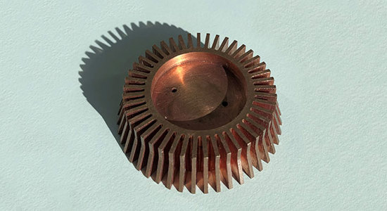 Bronze CNC part