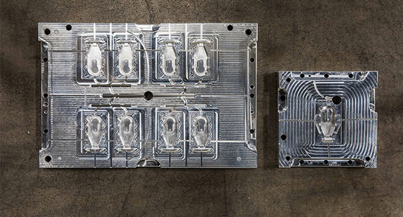 single- and multi-cavity molds
