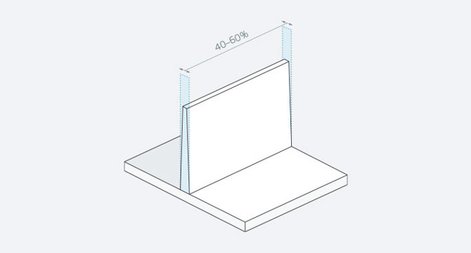 Wall thickness illustration