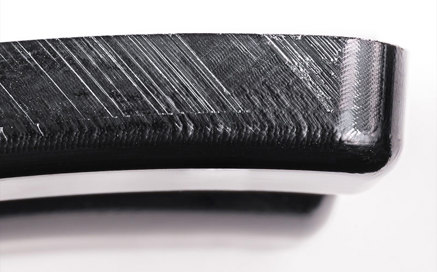 a plastic molded part with cosmetic defects