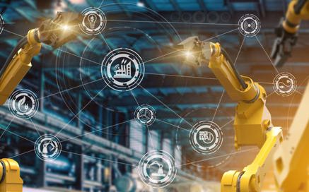 automatisierte roboter in der fertigung