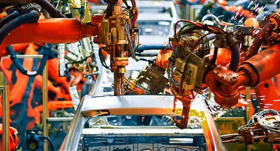 usine production de voitures