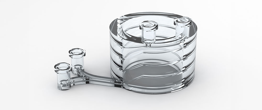 Clear microfluidic device
