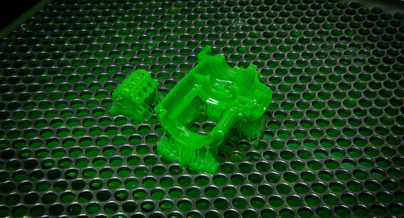 MicroFine Green™ is an optimal prototyping material for micro-sized applications like internal device components.