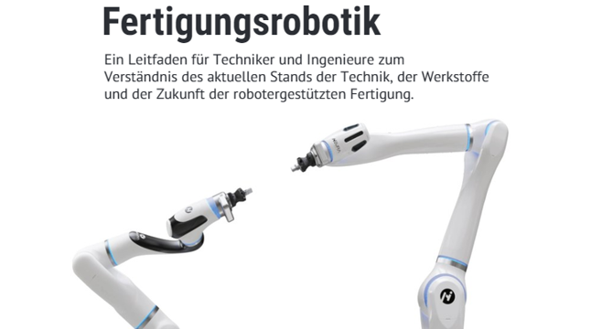 Cover Bericht zur Fertigungsrobotik