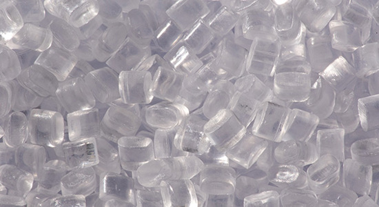 Clear ABS resin pellets