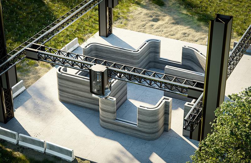 Large-scale 3D printing