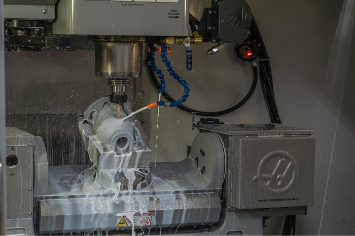 3+2 CNC machining process